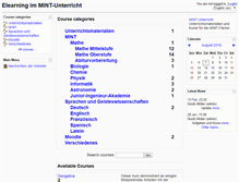 Tablet Screenshot of moodle.mint-unterricht.de